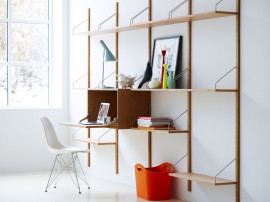 Shelving system, model Royal System by Poul Cadovius, to build yourself. New édition.new edition.