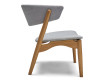 Mid-century modern scandinavian lounge chair (upholstered seat and back) No 7