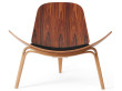 Fauteuil scandinave CH07 ou Shell Chair. Edition limitée "anniversaire".