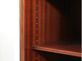 Bibliothèque vitrine scandinave en acajou de HW Klein