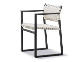 BM62 Armchair black/natural...
