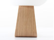Table lamp in oak and opal glass model Toad by Timo Niskanen