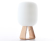 Lampe de table scandinave en opale et multipli de chêne modèle Toad 1UP
