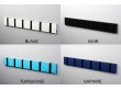 Danish clothes hanger Knax color, 6 hooks, (8 colors)