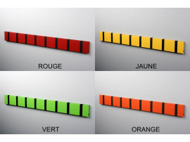Danish clothes hanger Knax color, 8 hooks, (8 colors)