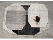 Tapis scandinave modèle "Semis" fait main