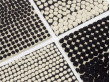 Tapis scandinave modèle "Semis" fait main