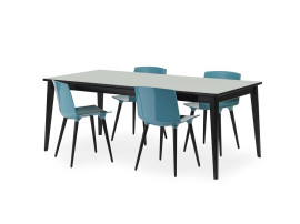 Scandinavian Extendable Dining Table model T3 laminate. 6/12 seats.  