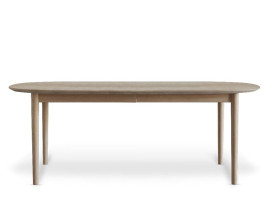 Scandinavian extendable dining table model Classic 215. 6/26 pers. Solid oak.