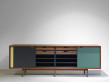 Scandinavian  sideboard S1 walnut. 