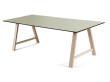 Scandinavian Extendable Dining Table model T1 laminate or linoleum , 160 cm to 310 cm . 6/12 seats.  