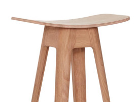 Scandinavian stool bar model HC1 oak. 67 cm or 80 cm. 