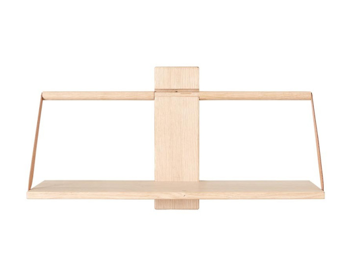 Scandinavian Wood Wall Shelf 
