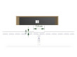 Scandinavian TV Stand model S2