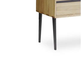 Small chest of drawers, 5 drawers Model S2 in oak