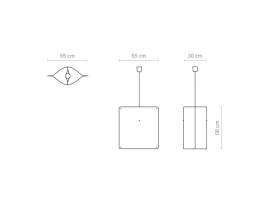 Finnish pendant model Square 55