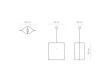 Finnish pendant model Square 55