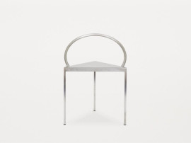 Triangolo chair. Stainless steel. 
