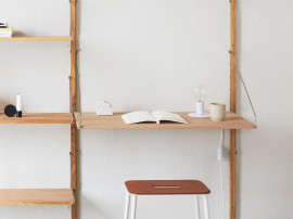 Shelf library H : cm. 2 rails. 