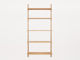 Shelf library H : cm. 2 rails. 