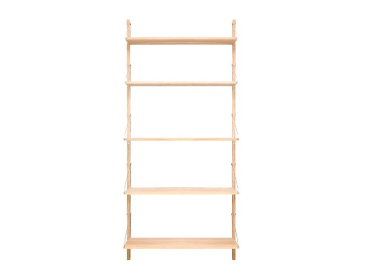 Shelf library H : cm. 2 rails. 