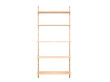 Shelf library H : cm. 2 rails. 