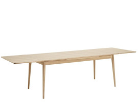 Table de repas scandinave à rallonges, modèle 500, 6/12 pers.