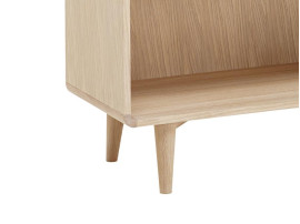 Scandinavian bookcase model 500D in oak