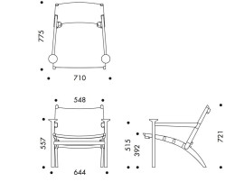 Hedwig Easy Chair. Leather