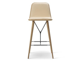 Tabouret de bar scandinave modèle Spine 1731 avec dossier. 68 cm ou 74 cm 