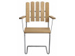 A2 outdoor armchair galvanized steel base. 