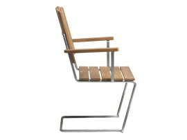 A2 outdoor armchair galvanized steel base. 