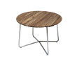 Outdoor table A9, Ø 100 cm. Galvanized steel base. 