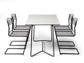 Outdoor table model High-Tech 110 cm. 