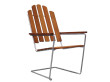 A3 outdoor armchair galvanized steel base. 