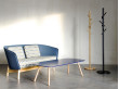 Aura Wood Sofa. 2 seats