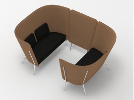 Aura 2L Sofa. 2 seats. 