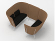 Aura 2L Sofa. 2 seats. 