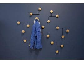 Turner wall mounted coat rack. 