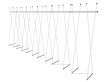 Two Step standing coat rack