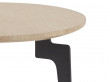 Table basse scandinave modèle Ballerup Chêne Ø 45 cm