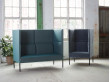 Canapé scandinave modèle Molto. 1 pers. Dossier haut. 