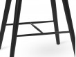 High Stool. 69 cm or 74 cm. Black stained beech 