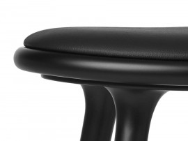 High Stool. 69 cm or 74 cm. Black stained beech 