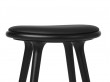 High Stool. 69 cm or 74 cm. Black stained beech 