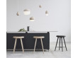 High Stool. 69 cm or 74 cm. Black stained beech 