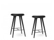 High Stool. 69 cm or 74 cm. Black stained beech 