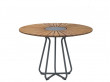 Circle outdoor dining table,  Ø 110 cm. 4-6 seats