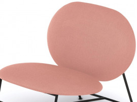 Fauteuil scandinave modèle Oblong. 
