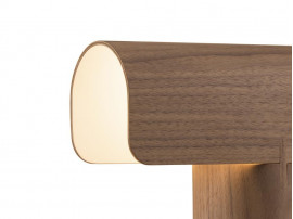 Teelo 8020 Table Lamp. Walnut.  